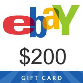 Ebay Gift Card 200 dollar