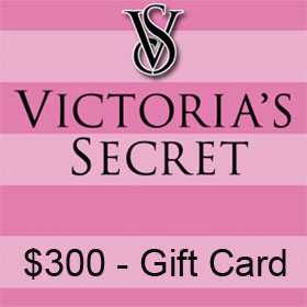 Victoria's Secret Gift Card 300 dollar